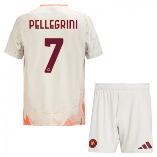 AS Roma Pellegrini 7 Pelipaita Vieras 2024-25 - Lasten AS Roma Pellegrini 7 Pelipaita Vieras 2024-25 - Lasten